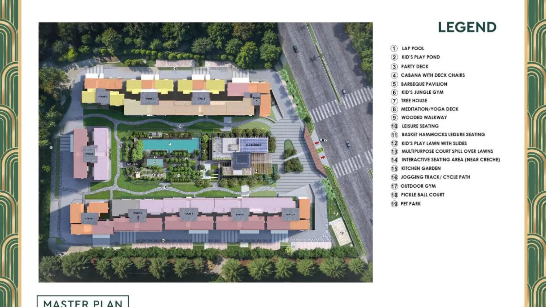 Godrej Woods Thanisandra Bangalore Master Plan