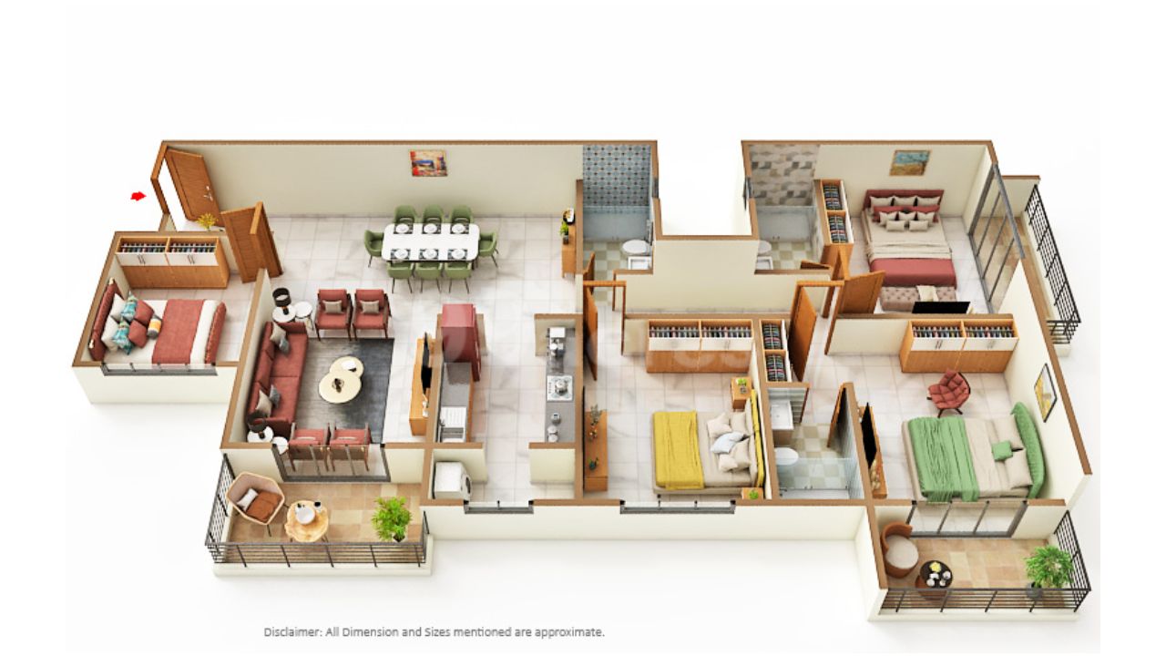 Winsome Icon Gola Road Patna Floor Plan 4 BHK
