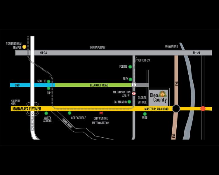 Cleo County Location Map