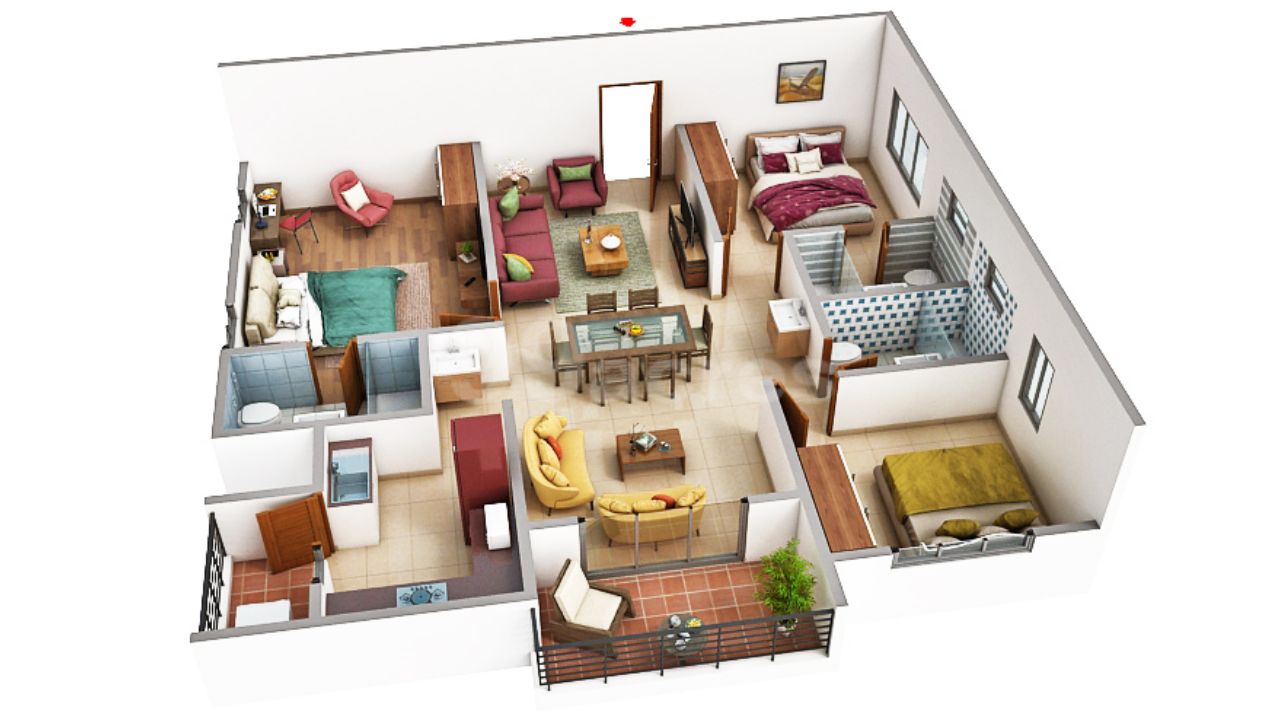 Cybercity Westbrook Kokapet Hyderabad Floor Plqn 3 BHK 