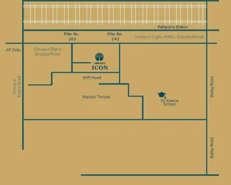 Winsome Icon Gola Road Patna Location Map