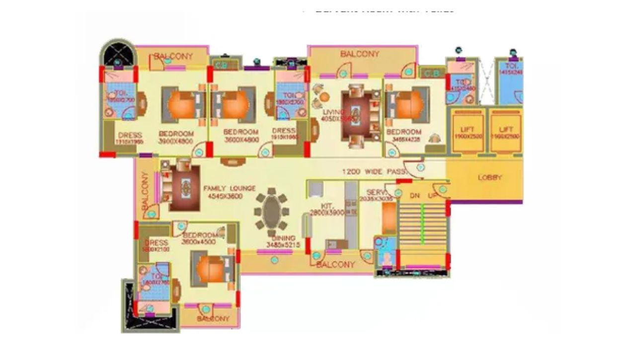 ATS Greens I Floor Plan 4 BHK
