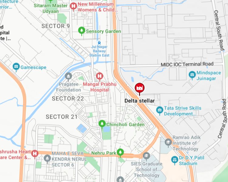 Delta Stellar Nerul Navi Mumbai Location Map