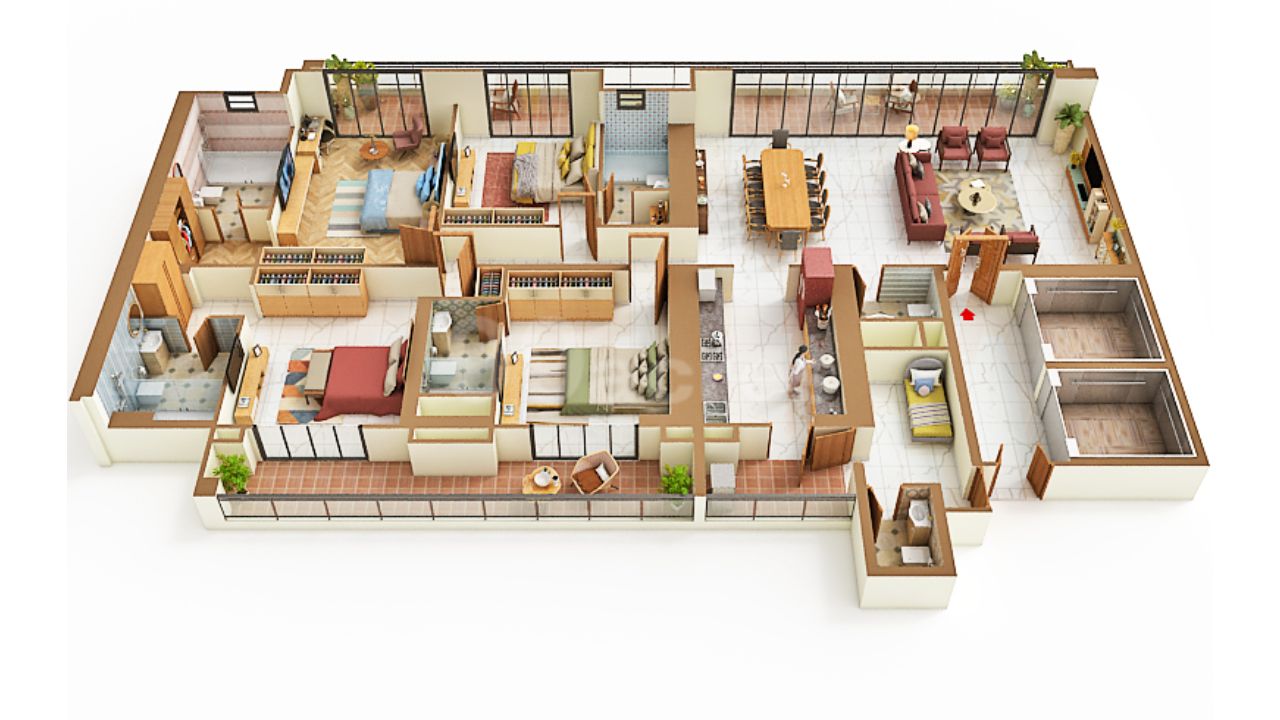 Godrej Sora Sector 53 Gurgaon Floor Plan 4 BHK
