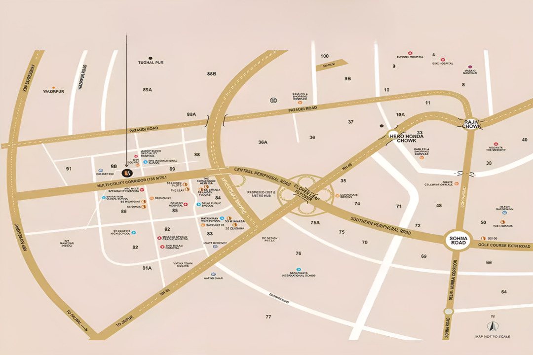 Gurgaon Location Advantages