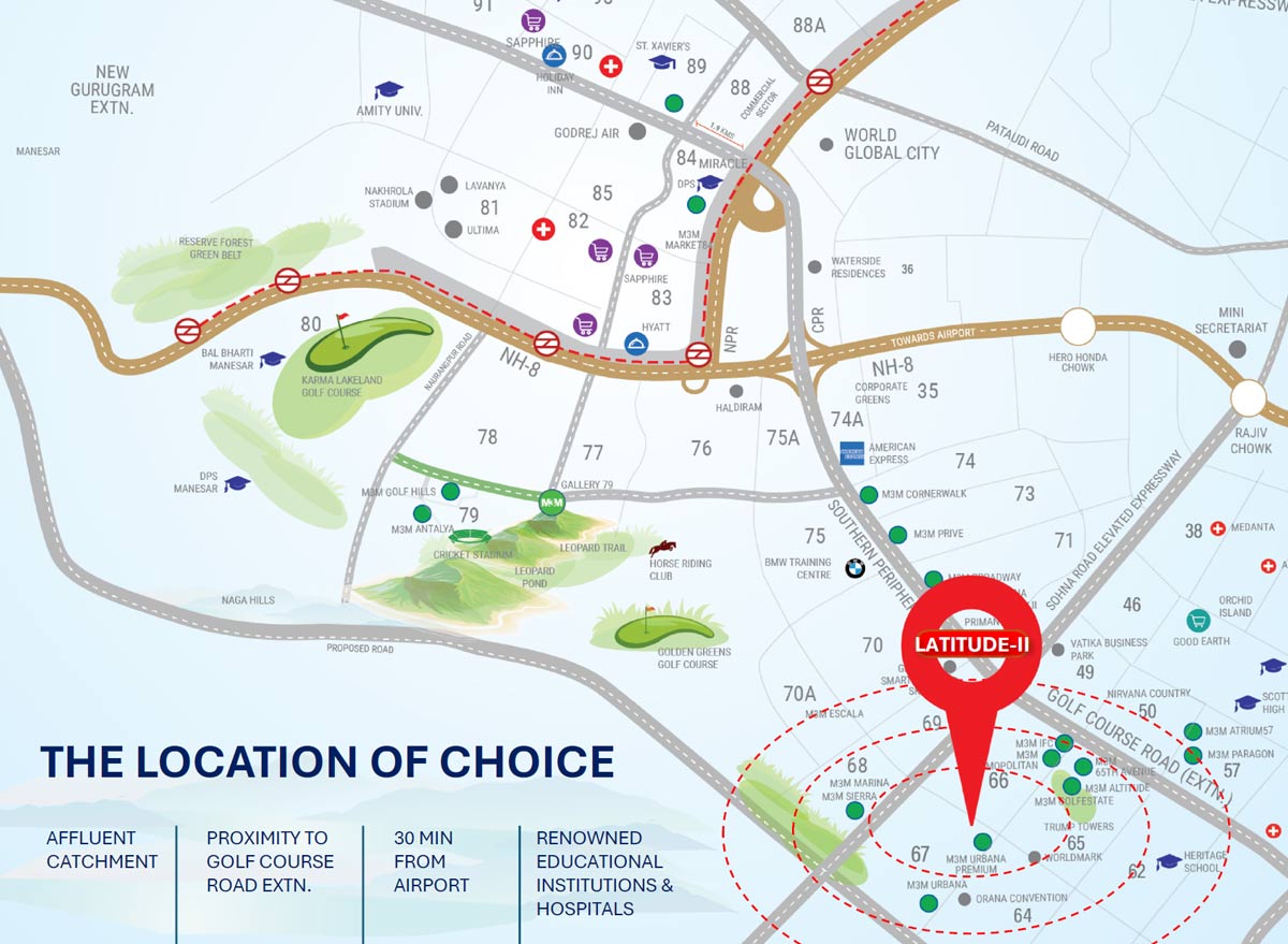 Gurgaon Location Advantages