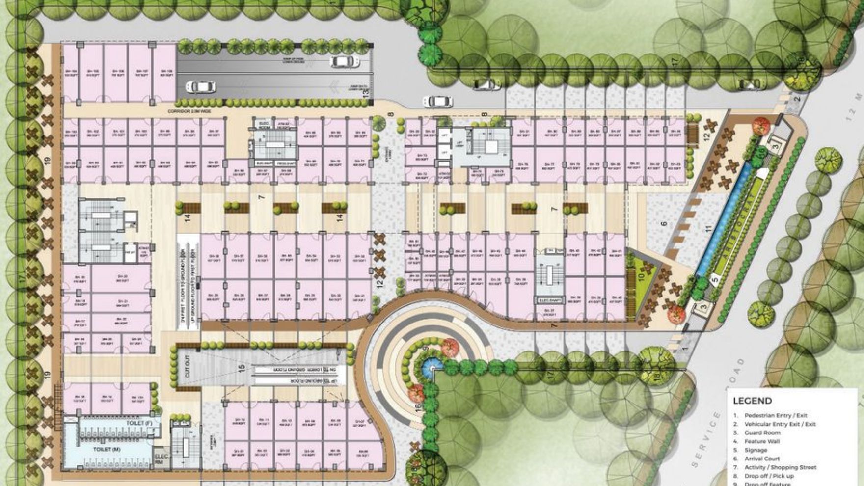 JMS Marine Square Gurgaon Master Plan
