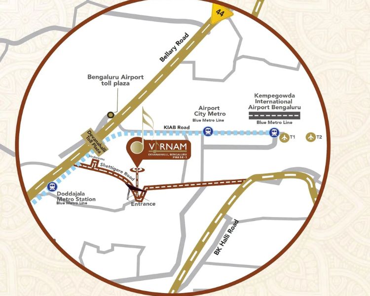 Tata Varnam Chokkahalli Bangalore Location Map