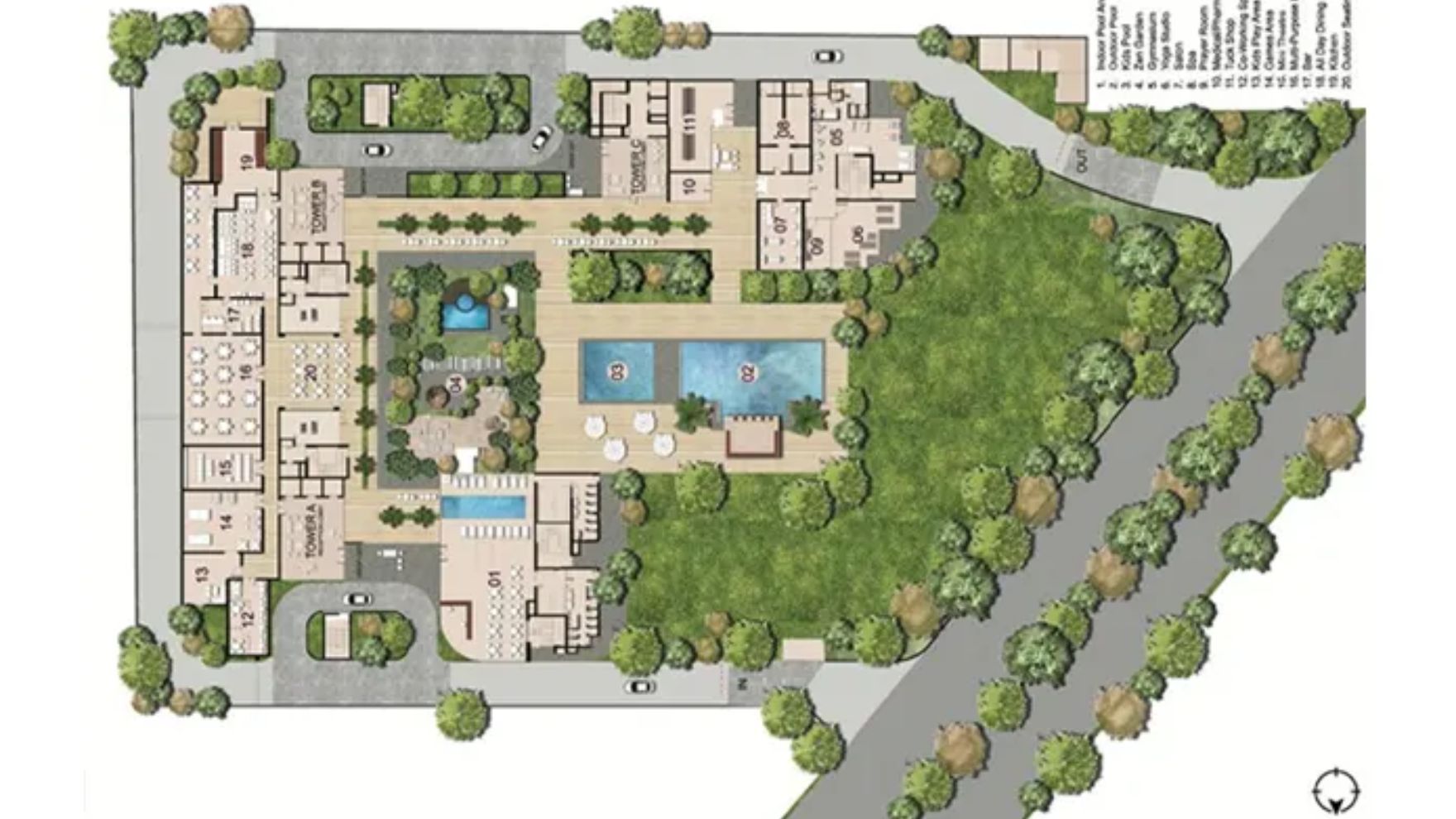 TARC Tripundra Bijwasan Road Delhi Master Plan
