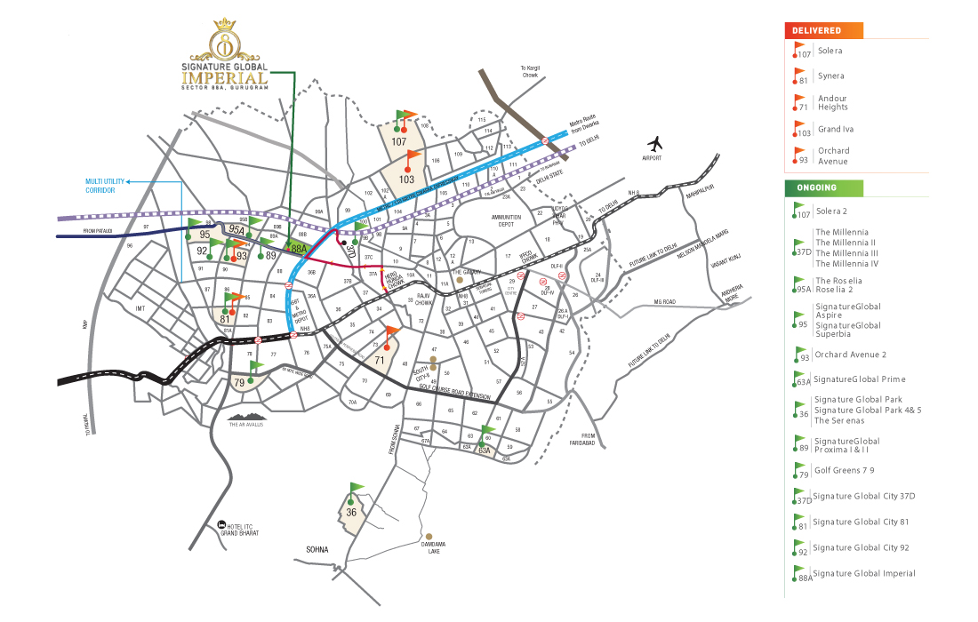 Gurgaon Location Advantages