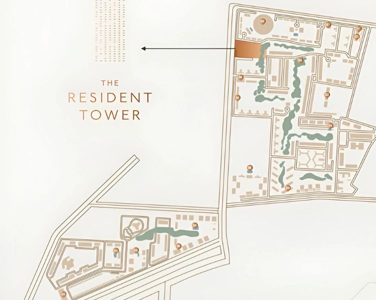Hale The Resident Tower Location Map