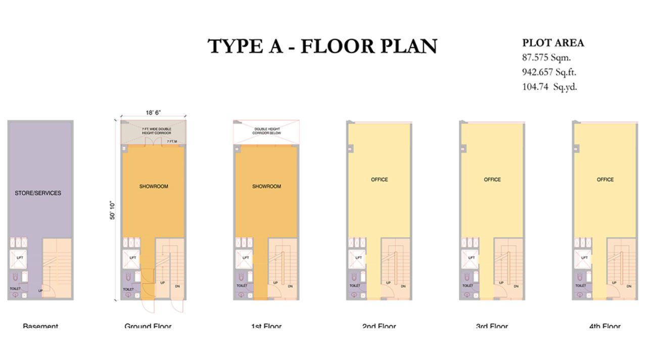 Orris Gateway Sector 82 Gurgaon Floor Plan Type A
