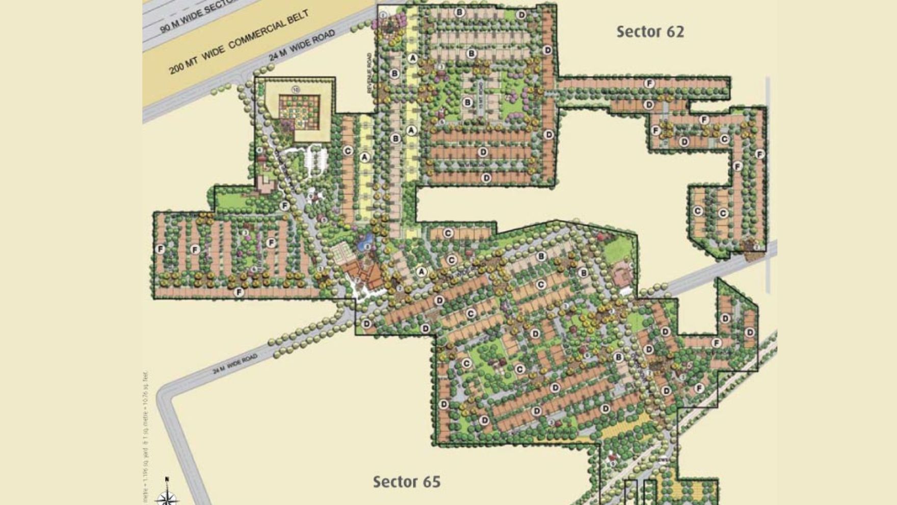 Emaar MGF Emerald Floors Master Plan