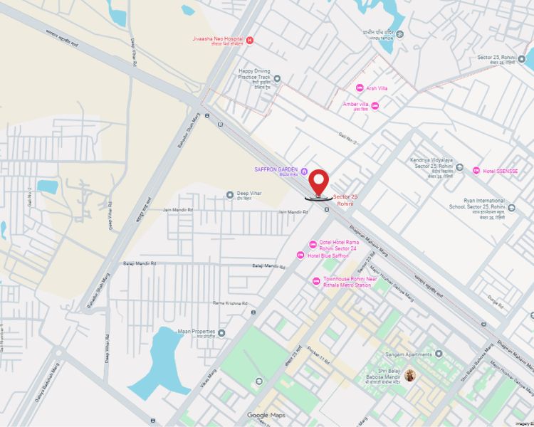 Builder Floor in Delhi Location Map