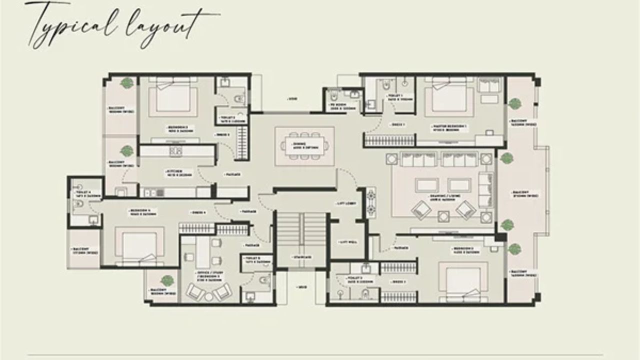 DLF The Valley Gardens Floor Plan