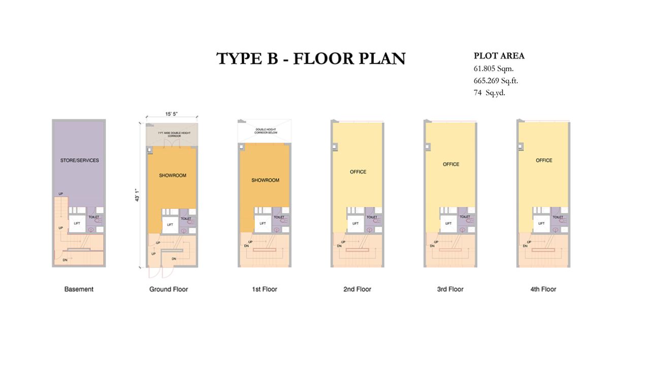 Orris Gateway Sector 82 Gurgaon Floor Plan Type B