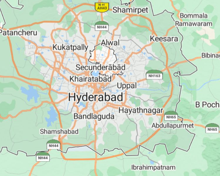ASBL Broadway Financial District Hyderabad Location Map 