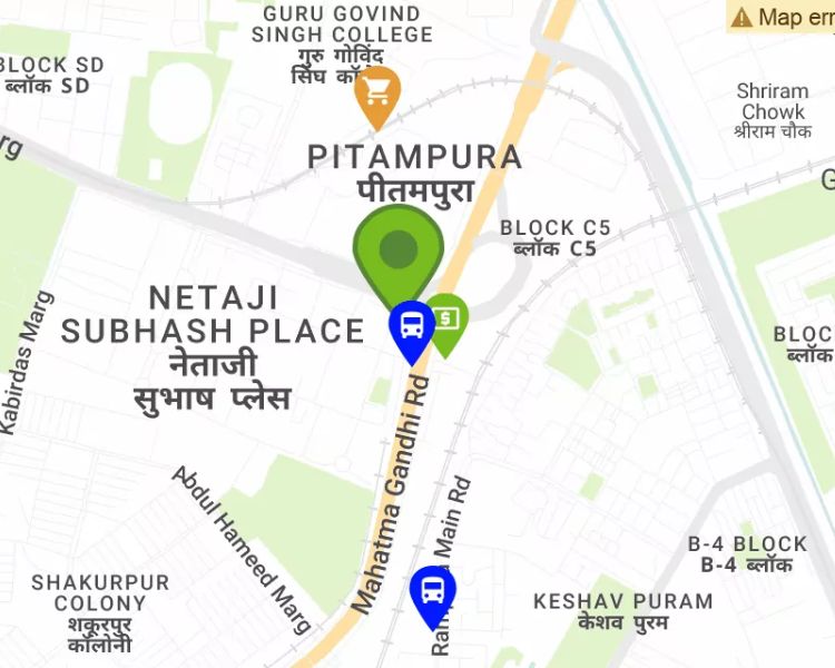 Pitampura Premium Floors Pitampura Delhi Location Map