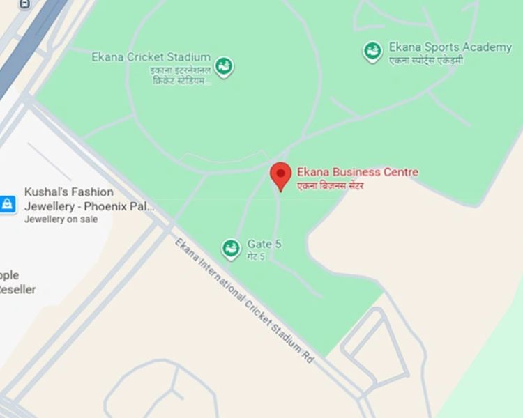 Ekana Business Centre Gomti Nagar Extension Lucknow Location Map