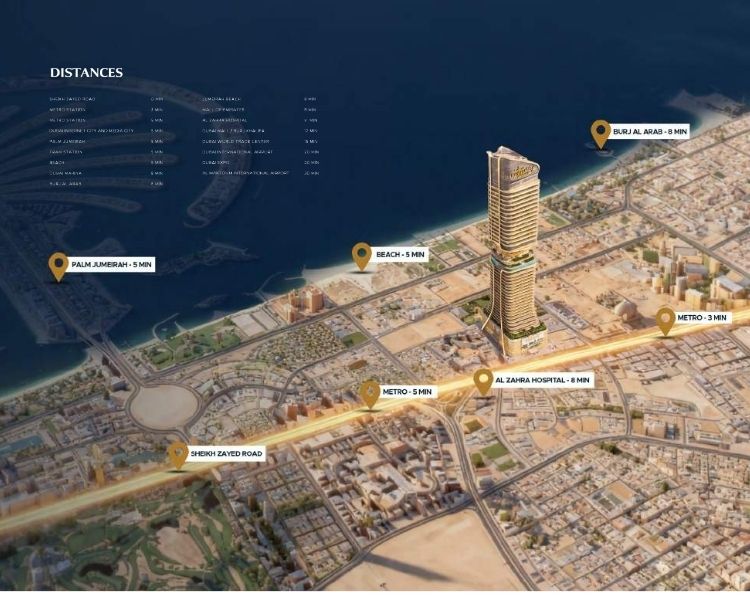 Shahrukhz By Danube Dubai Location Map