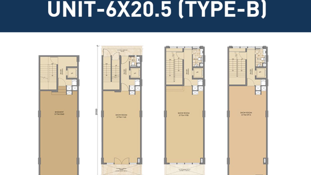 Emaar Business District 99 NXT Floor plan Type 1