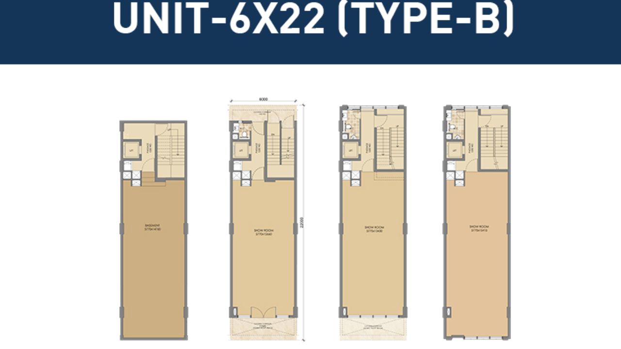 Emaar Business District 99 NXT Floor plan Type 3