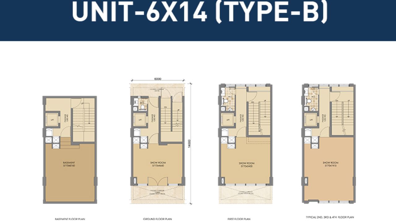 Emaar Business District 99 NXT Floor plan Type 4