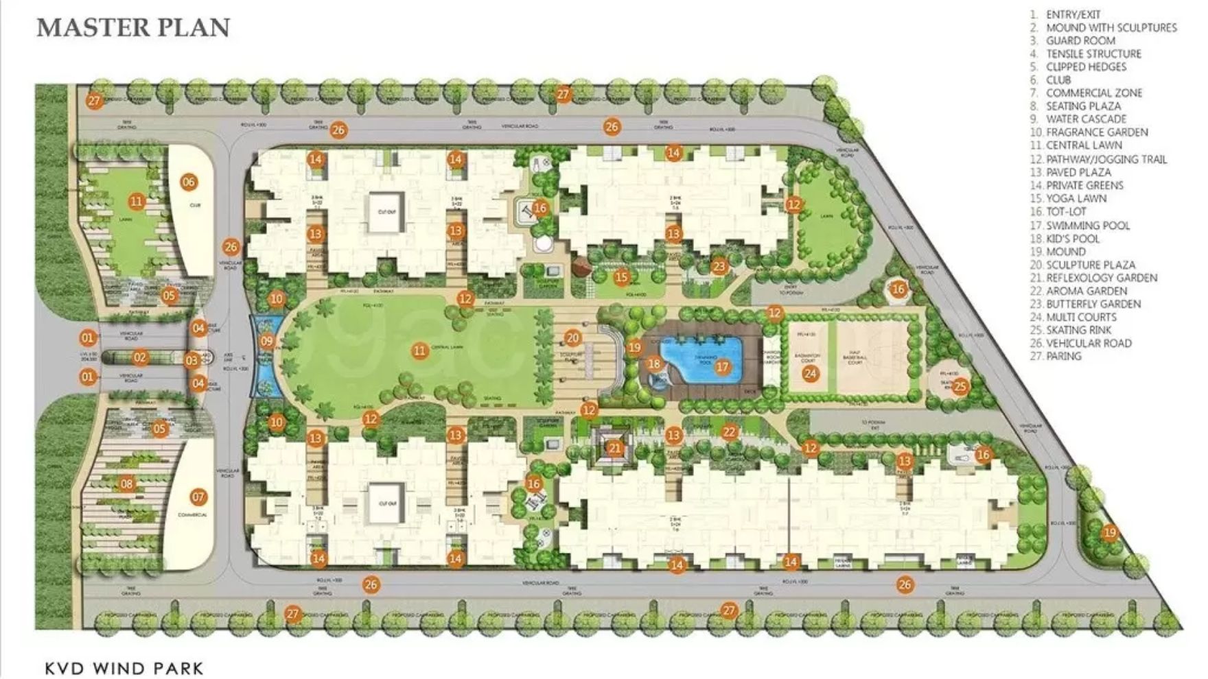 KVD Wind Park Techzone 4 Greater Noida Master Plan 