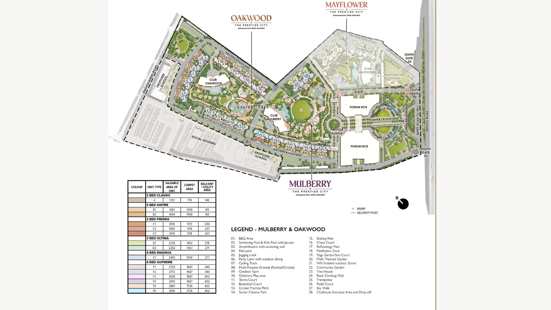 The Prestige City Ghaziabad Master Plan