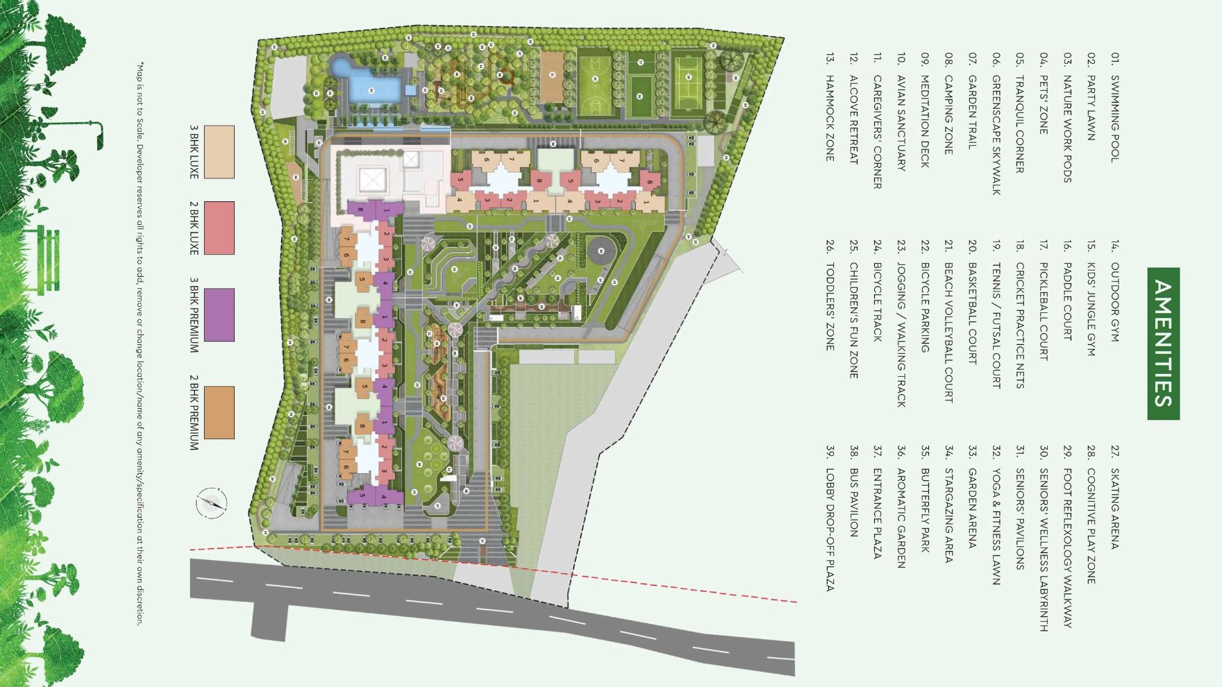 Godrej Parkshire Hoskote Bangalore Master Plan