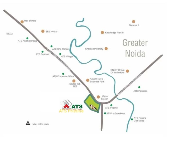 ATS Pristine Location Map