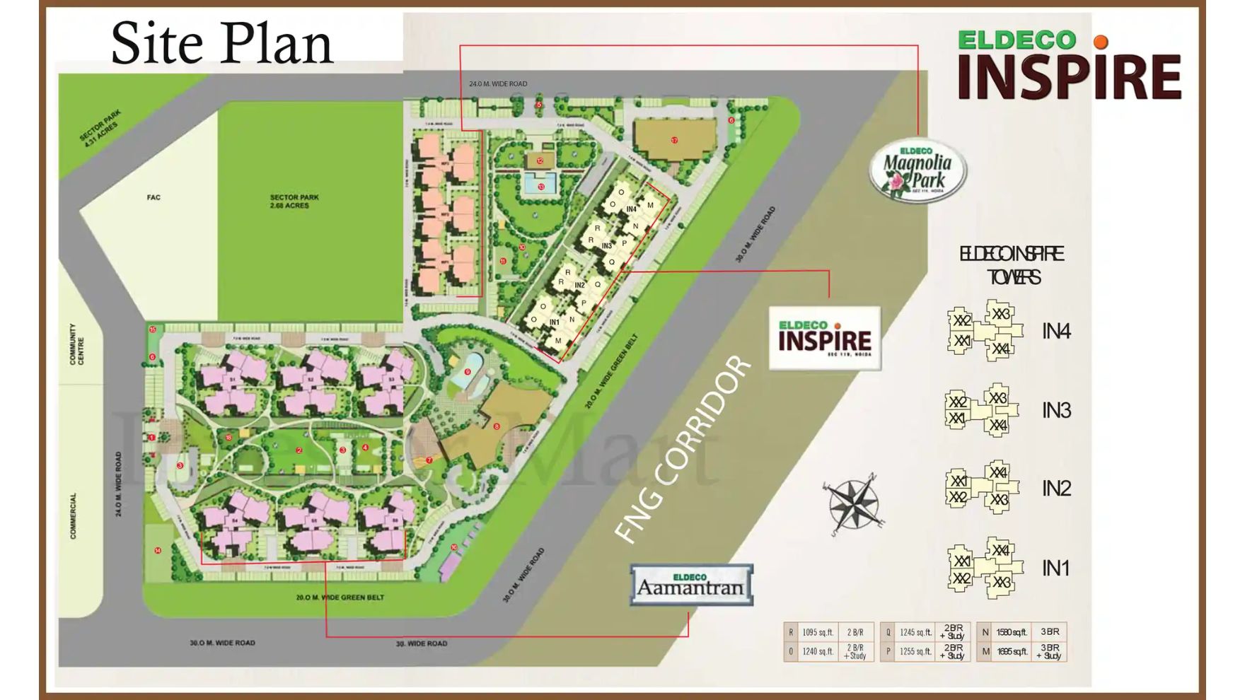 Eldeco Inspire Sector 119 Noida Master Plan 