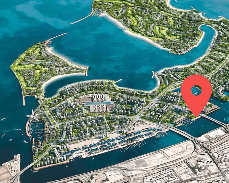 Casagrand Hermina Dubai Location Map