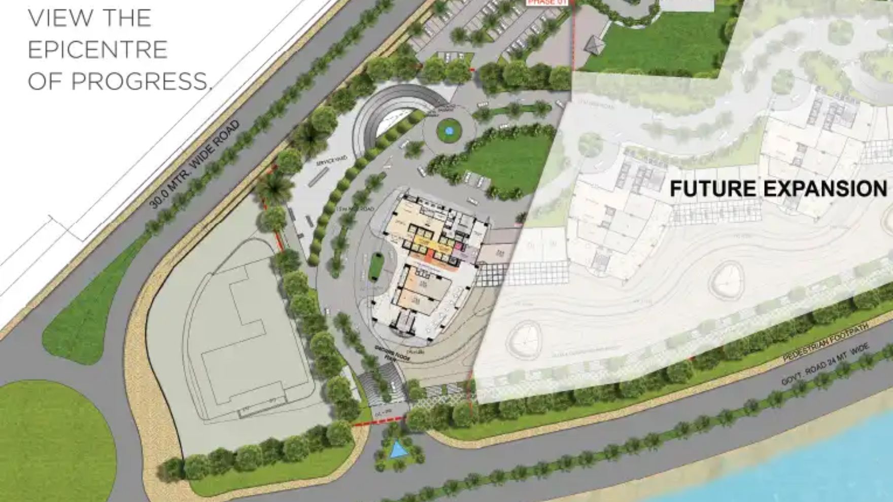 Shalimar Business District Tower 1 Gomti Nagar Extension Lucknow Master Plan