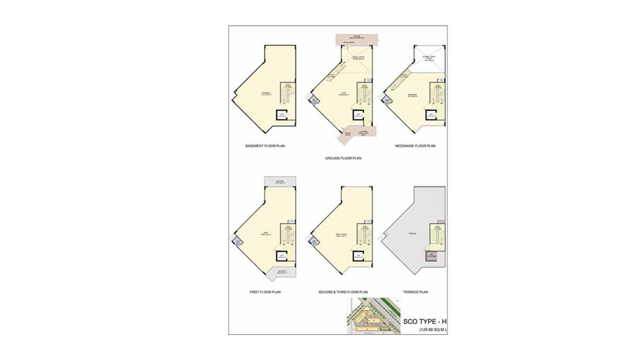 Adani Oyster Acrade Floor Plan