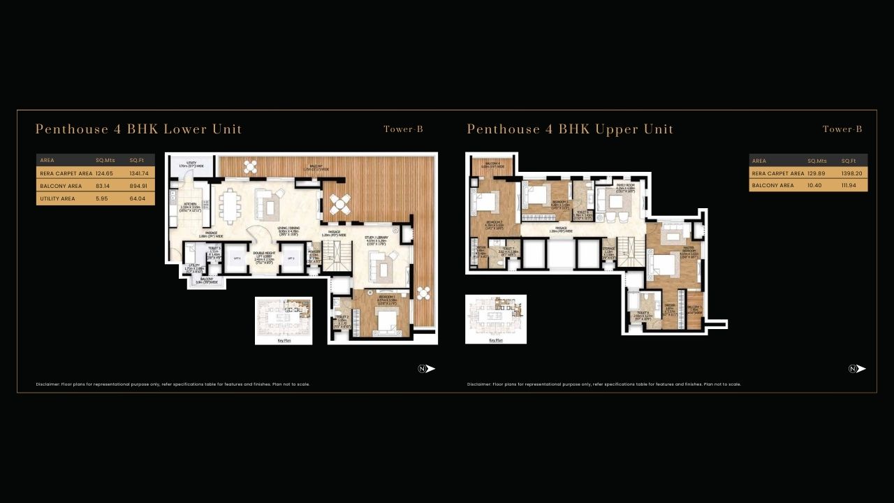 Mahindra Luminare 4BHK Floor Plan Gurgaon