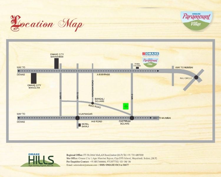 Magic Villa Location Map