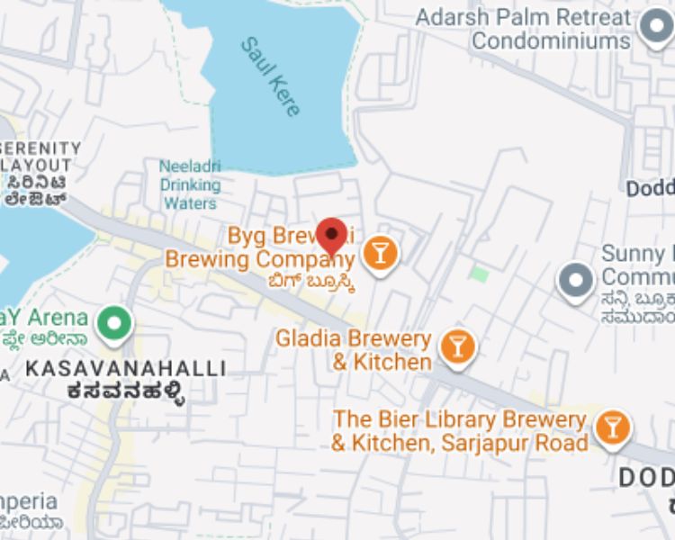 HM Scottsville Sarjapur Road Bangalore Location Map 
