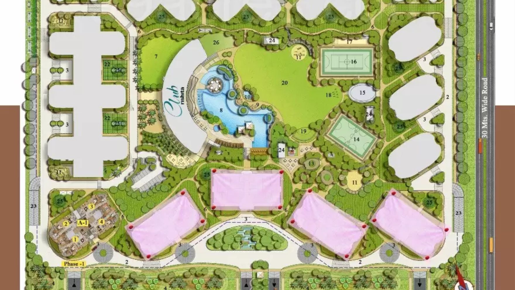 Rishita Serenity Sushant Golf City Lucknow Master Plan 