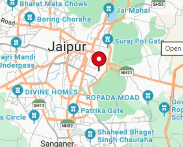Mahima Valenza Patrakar Colony Jaipur Location Map