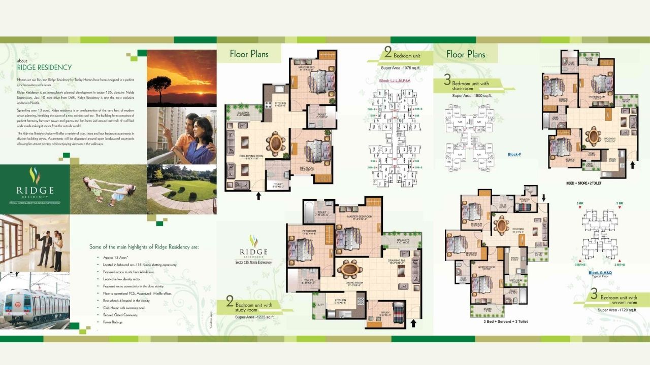 The Ridge Residency Floor Plan