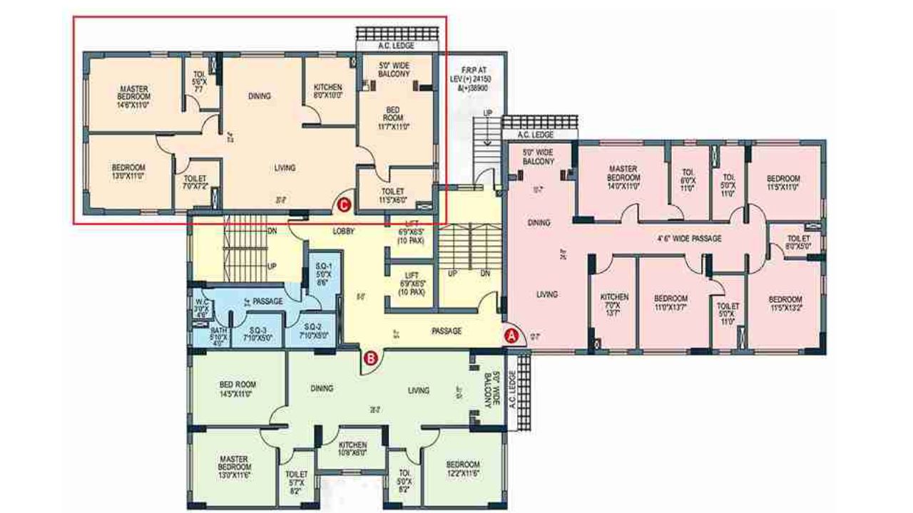DLF Silver Oaks Gurgaon Floor Plan