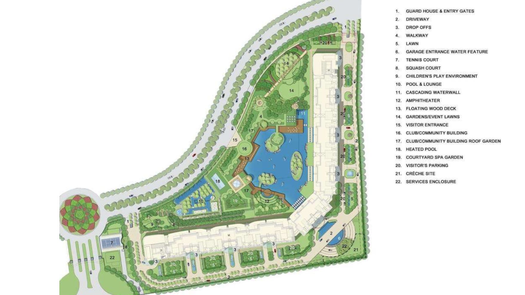 DLF The Magnolias Master Plan