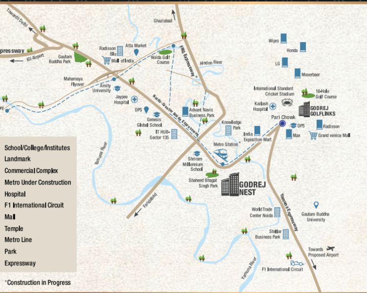 Godrej Nest Location Map