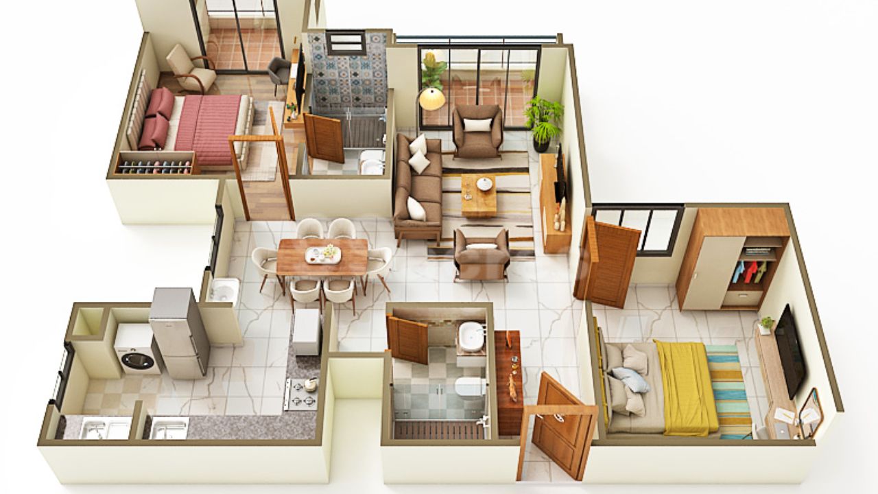 Sumadhura Edition Nallurhalli Whitefield Bangalore Floor Plan 2 BHK