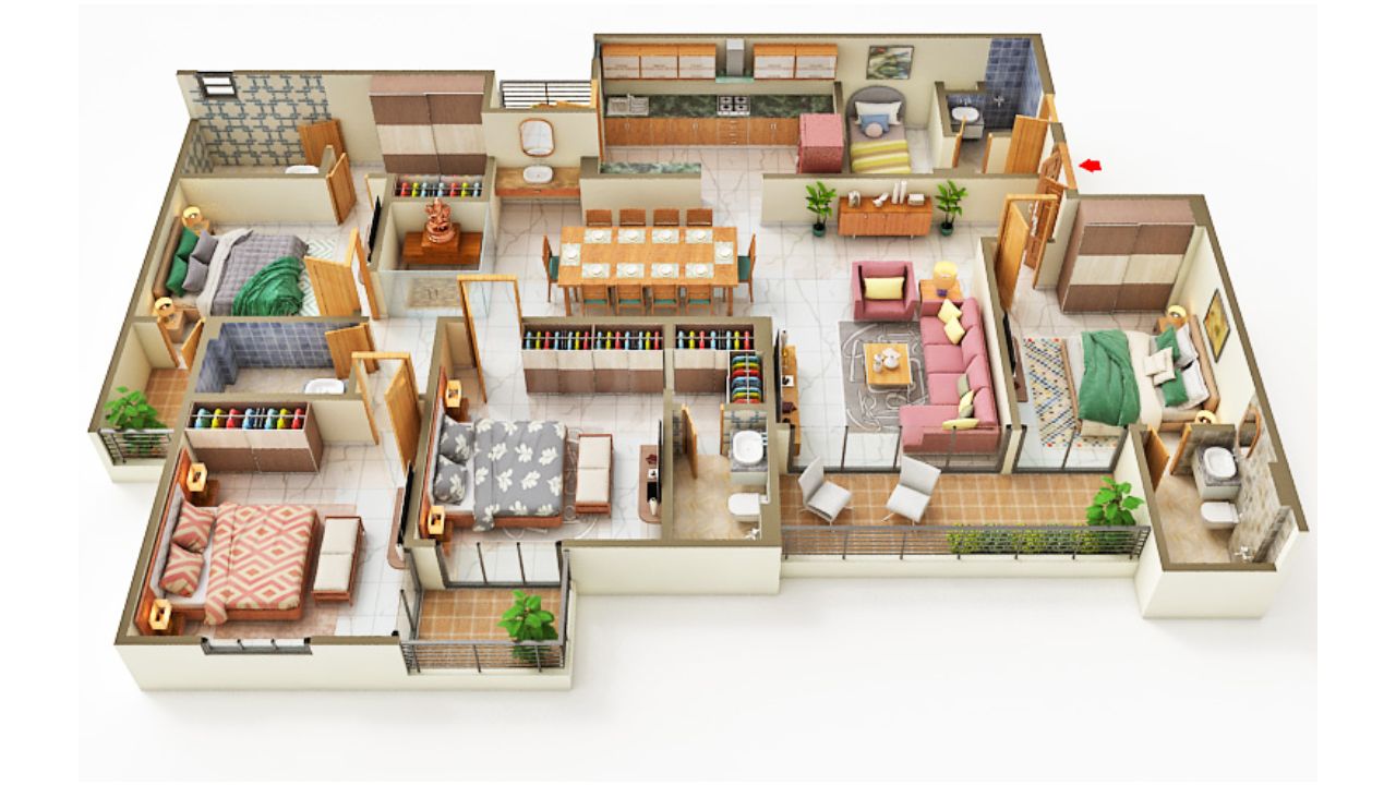Ashapurna Neopolis Mahapura Jaipur Floor Plan 4 BHK