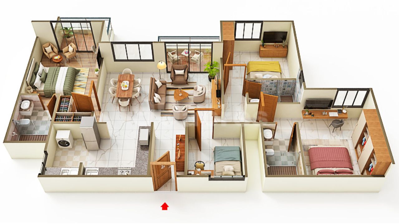 Sumadhura Edition Nallurhalli Whitefield Bangalore Floor Plan 4 BHK