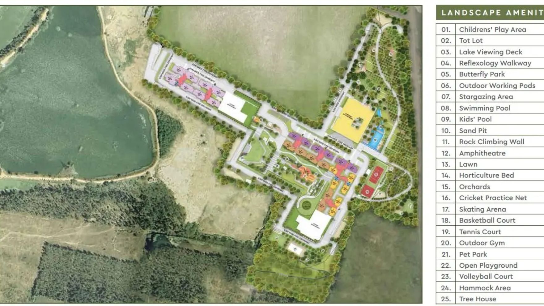 Godrej Lakeside Orchard Bangalore Master Plan