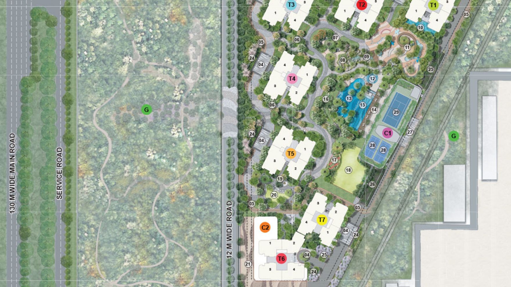 Eldeco 7 Peaks Residences Sector Omicron 1A Greater Noida Master Plan 