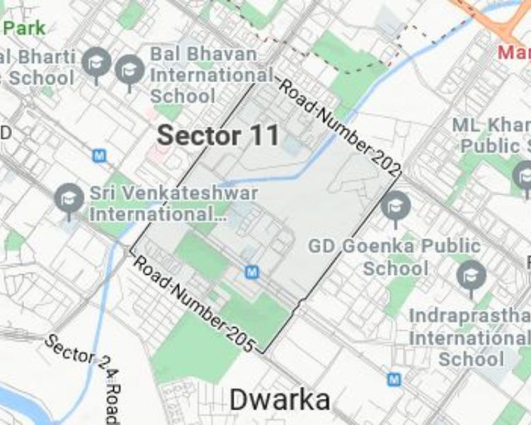 Gulmohar Apartment Sector 11 Dwarka Delhi Location Map 